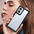 Θήκη για Motorola Edge 50 Fusion 5G, Fusion Hybrid, διαφανής / μαύρη