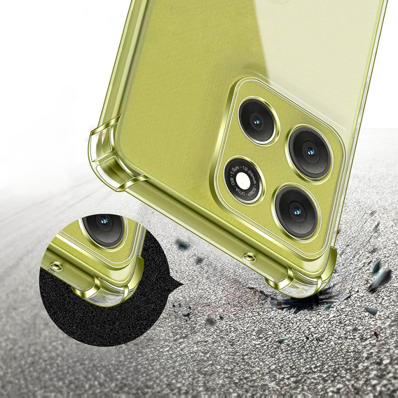 Θήκη για Motorola Moto G86 5G, Dropproof, διαφανής