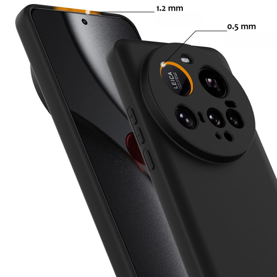Θήκη για Xiaomi 15 Ultra, Silicone MagSafe, μαύρη