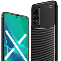 Θήκη για Vivo V21 5G, Carbon Gel, μαύρη