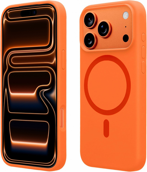 Θήκη PC + σιλικόνης με MagSafe για iPhone 17 Pro Max