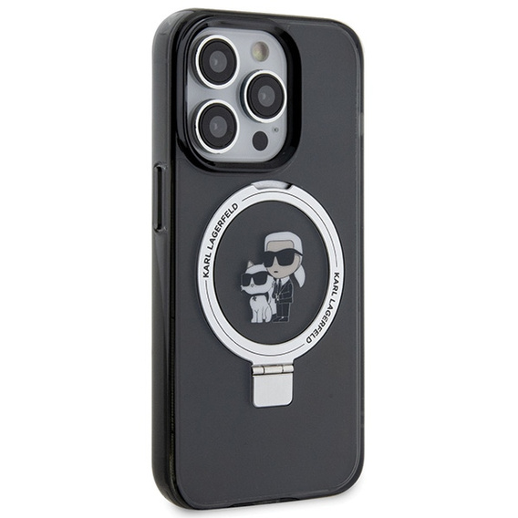 Θήκη Karl Lagerfeld Ring Stand Karl & Choupette MagSafe για iPhone 15 Pro