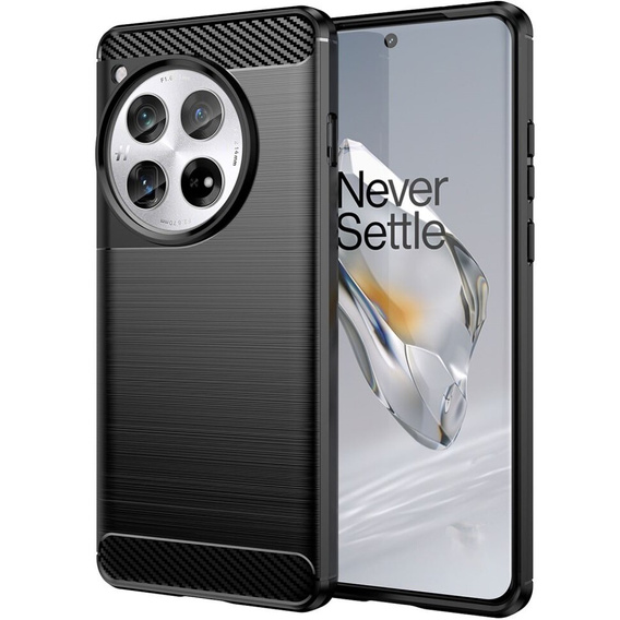 Θήκη για OnePlus 12 5G, Carbon, μαύρη