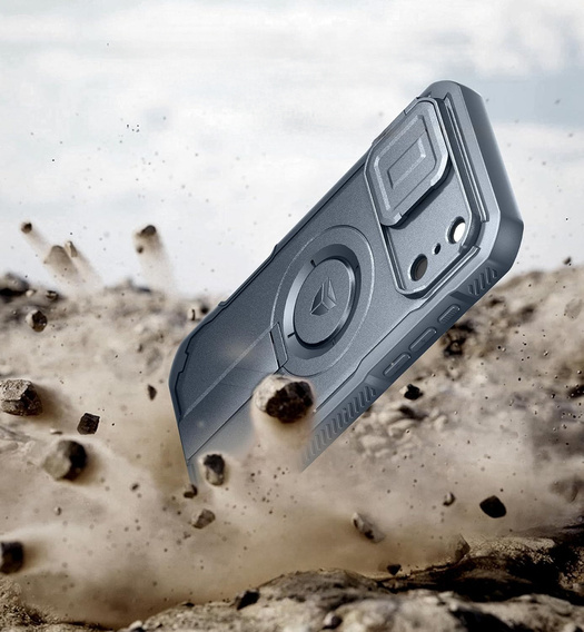 Θωρακισμένη θήκη Dexnor με βάση στήριξης και κλείστρο κάμερας, για MagSafe για iPhone 17 Pro