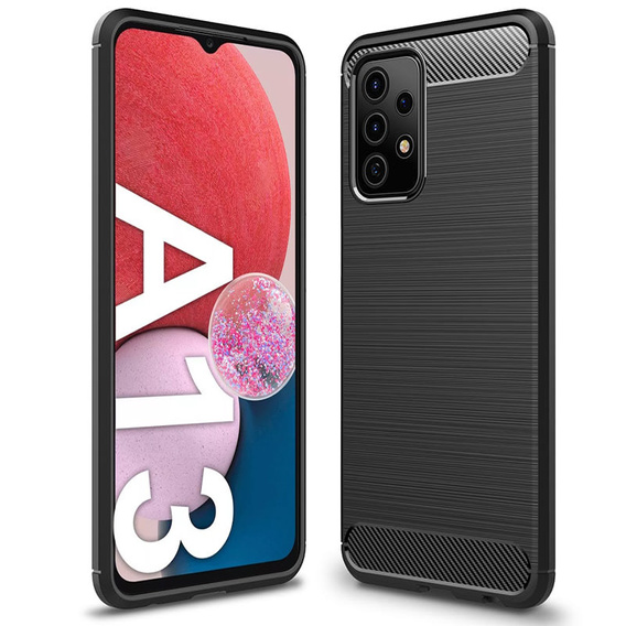 Θήκη για Samsung Galaxy A13 4G, Carbon, μαύρη