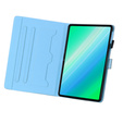 θήκη για iPad 10.2" 2021/2020/2019 (9/8/7 gen.), με πτερύγιο, animal, μπλε