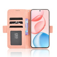Θήκη με πτερύγιο για Honor 400 5G, Card Slot, ροζ