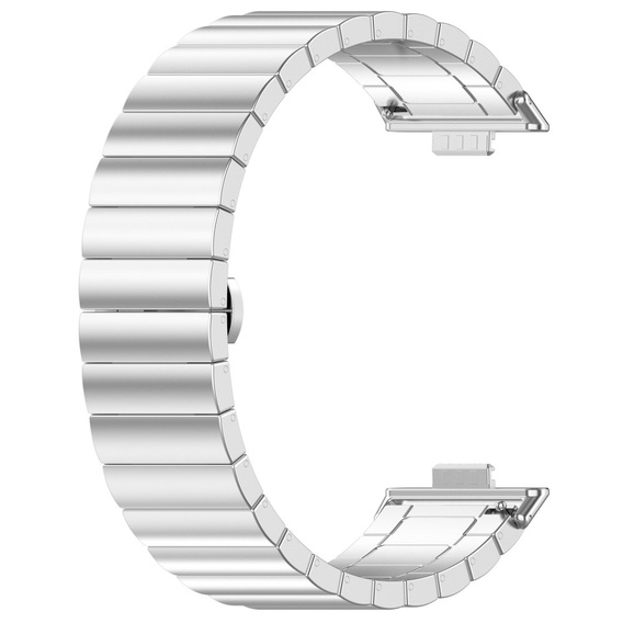 Ατσάλινο βραχιόλι για Huawei Watch Fit 4 / 4 Pro / 3, Ασημί