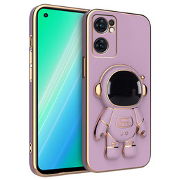Θήκη για Oppo Reno 7 5G, Astronaut, μωβ