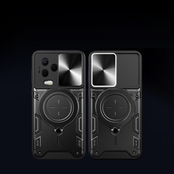Θωρακισμένη θήκη για Infinix Note 12 2023, CamShield Slide, μαύρη