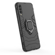 Θήκη για Samsung Galaxy A50, Kickstand Ring, μαύρη