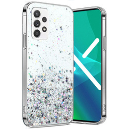 Θήκη για Samsung Galaxy A53 5G, Glittery, διαφανής
