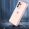 Θήκη για Samsung Galaxy A34 5G, Electro heart, ροζ rose gold