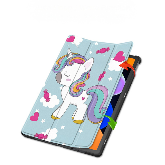 Θήκη για Lenovo Idea Tab 11" 2025 TB336FU TB336ZU, με λειτουργία βάσης, Smartcase, Μονόκερος