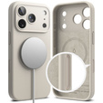 Θήκη Ringke για iPhone 17 Pro Max, μαγνητική θήκη σιλικόνης MagSafe, πέτρα