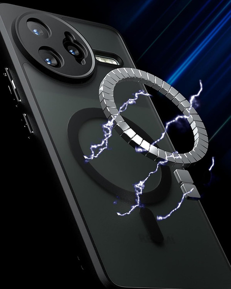 Θήκη για Xiaomi Poco F7 Ultra, για MagSafe, ERBORD Μatt Case, μαύρη