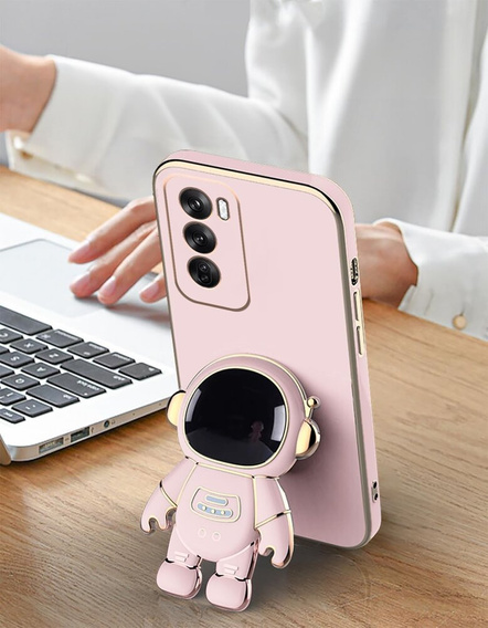 Θήκη για Oppo Reno 12, Astronaut, ροζ
