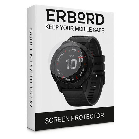 3x Φύλλο υδρογέλης ERBORD για Garmin Fenix 6X/6X Pro