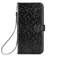 θήκη πτερύγιο για Realme Note 70T 4G, Wallet Rhombus, μαύρη