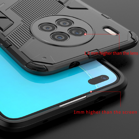 Θήκη για Huawei Nova 8i /Honor 50 Lite, Military kickstand, μπλε