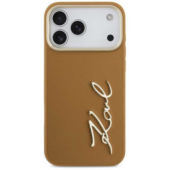 Θήκη Karl Lagerfeld Karl Script Logo – με μεταλλικά κουμπιά για iPhone 17 Pro Max