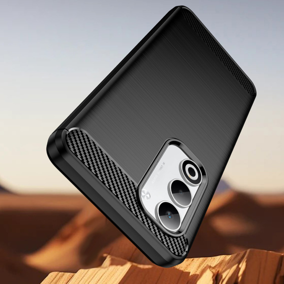 Θήκη για Oppo A5 5G / A5m, Carbon, μαύρη