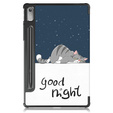 Θήκη για Lenovo Tab P11 Pro Gen 2 TB132FU TB132XU 11.2", με πτερύγιο, sleeping cat
