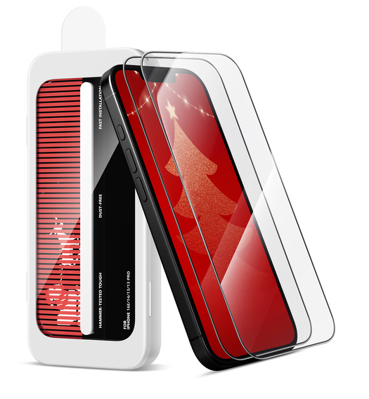 2x SURITCH γυαλί για iPhone 16e / 14 / 13 Pro