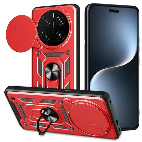 Θήκη για Honor Magic 7 Pro, CamShield Slide, κόκκινη