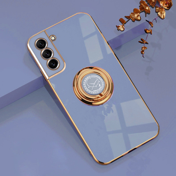 Θήκη για Samsung Galaxy S21 FE, Electro Ring, μπλε