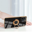Θήκη για iPhone 14 Pro, Electro Ring, μαύρη