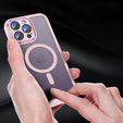 Θήκη για iPhone 15 Pro, ERBORD Impact Guard, MagSafe, ροζ