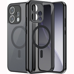 Θήκη για MagSafe ERBORD Matt Case για Oppo Reno 15, μαύρη