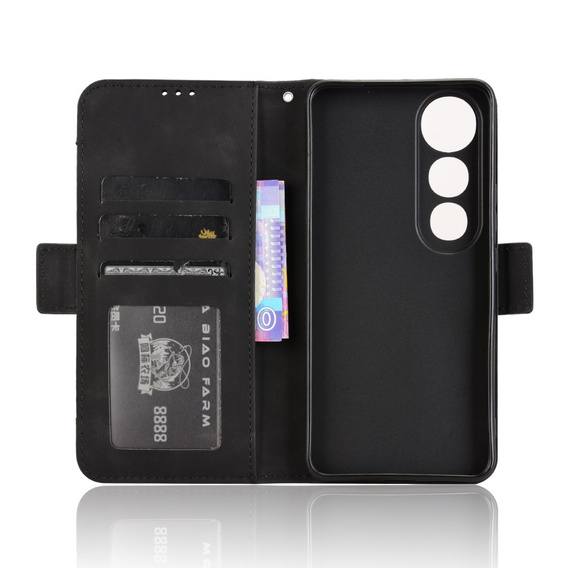 Θήκη με πτερύγιο για Vivo V50 Lite 4G / 5G, Card Slot, μαύρη
