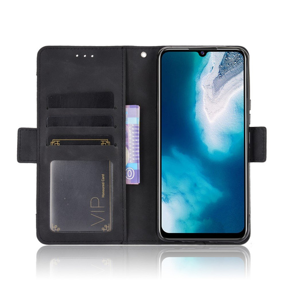 Θήκη με πτερύγιο για vivo V20 SE / vivo Y70 2020, Card Slot, μαύρη
