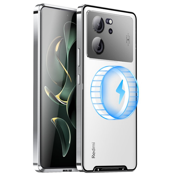 θήκη προστασίας κάμερας για το Xiaomi 13T / 13T Pro, CamShield MagSafe, διαφανές / ασημί