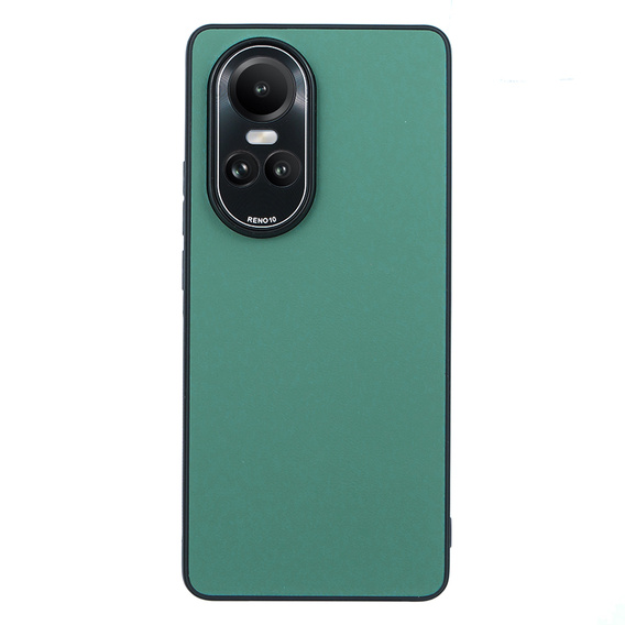 Δερμάτινη θήκη για Oppo Reno 10 / 10 Pro, leather hybrid, πράσινη