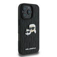 Θήκη Karl Lagerfeld Hardcase Monogram Karl & Choupette Head Pin για iPhone 16 Pro