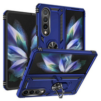 θωρακισμένη θήκη για Samsung Galaxy Z Fold 4 5G, Nox Case Ring, μπλε