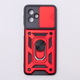 Θήκη για Motorola Moto G54 5G, CamShield Slide, κόκκινο