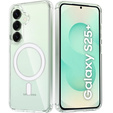 Θήκη για Samsung Galaxy S25+ Plus, Fusion Hybrid, για MagSafe, διαφανής + Γυαλί για την οθόνη