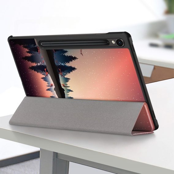 Θήκη για Samsung Galaxy Tab S9, Smartcase Hybrid Pen Slot, night