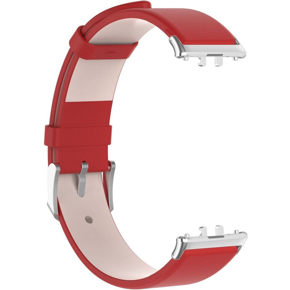 Δερμάτινο λουράκι για Samsung Galaxy Fit 3, Κόκκινο