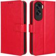 Θήκη με πτερύγιο για Honor 90 Lite 5G, Crazy Horse Wallet, κόκκινη