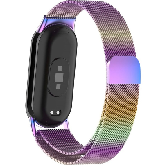 Βραχιόλι Μιλάνου με θήκη για Xiaomi Smart Band 10 / 9 / 8, πολύχρωμο