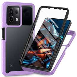 Θήκη για Xiaomi Redmi Note 13 Pro 5G, Shockproof, με μεμβράνη, μωβ