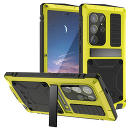 Θωρακισμένη θήκη για Samsung Galaxy S24 Ultra, R-JUST, κίτρινη