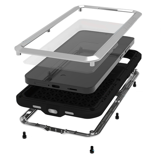 Θήκη με γυαλί ανθεκτικό σε κρούσεις για Samsung Galaxy S25 FE