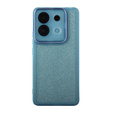 Θήκη για Xiaomi Redmi Note 13 5G, Glittery Powder, μπλε + 9H tempered glass
