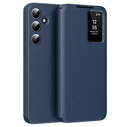 Αναδιπλούμενη θήκη για Samsung Galaxy A55 5G, Smart View Wallet, μπλε